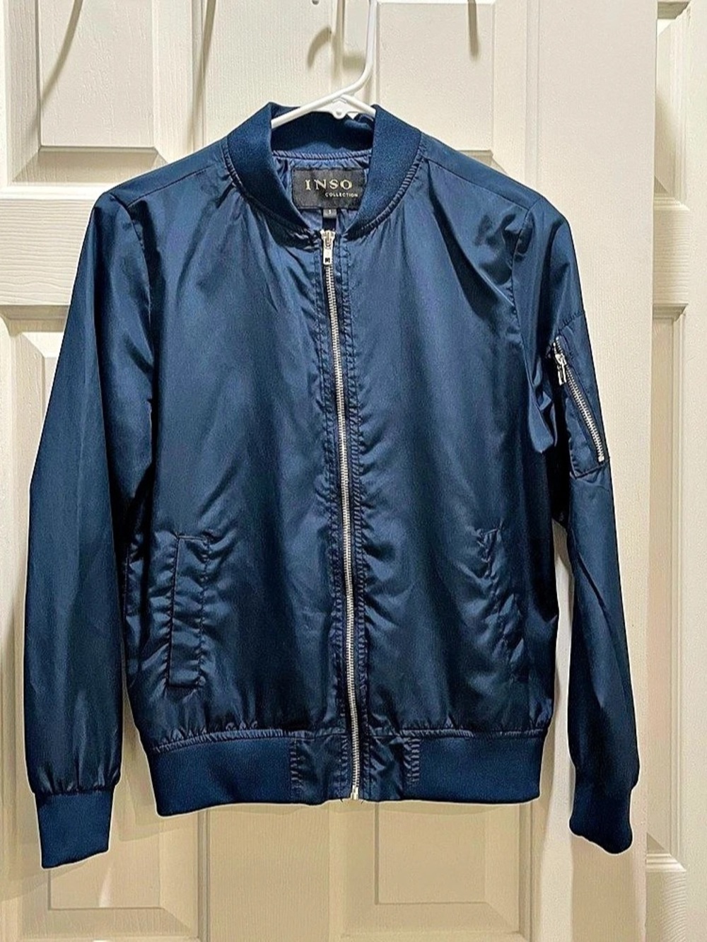 INSO Women'Small Bomber Jacket in Blue Size Small
